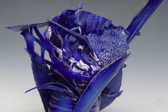 (Sold) What about Nature? | Midnight Cobalt blue | Porcelain | H38 cm - W41 cm