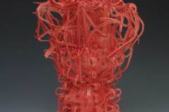 Hydra | In Red | Porselain | H28  - W24 cm (sold)